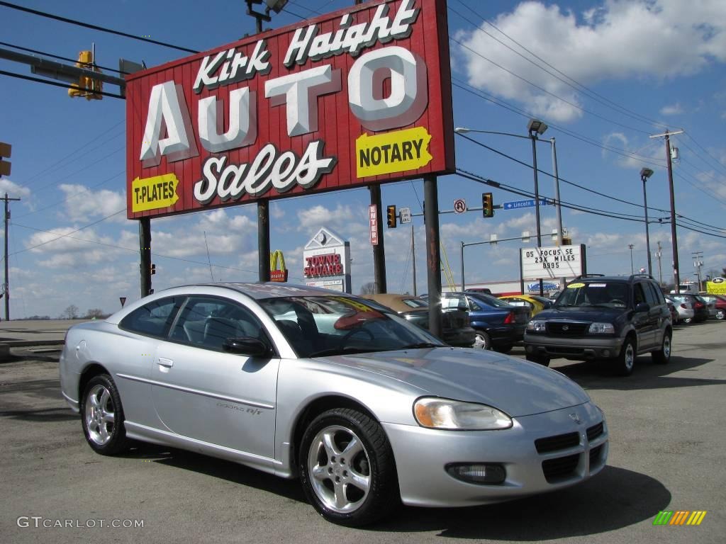 2001 Stratus R/T Coupe - Ice Silver Pearl / Black/Light Gray photo #1