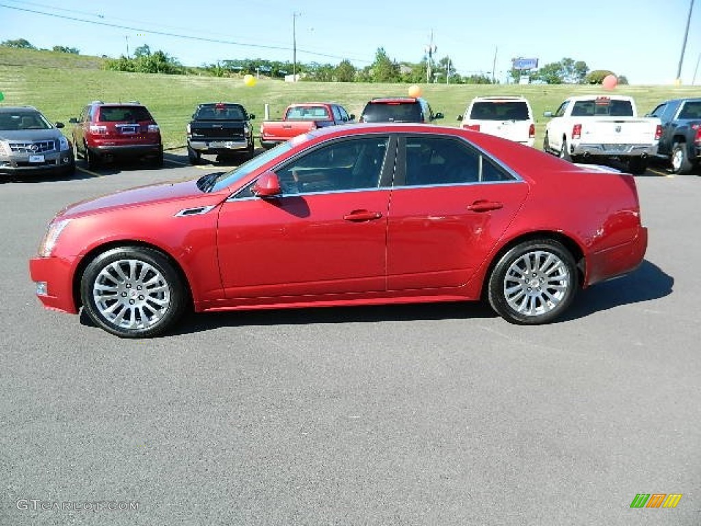 Crystal Red Tintcoat 2011 Cadillac CTS 3.0 Sedan Exterior Photo #63927307