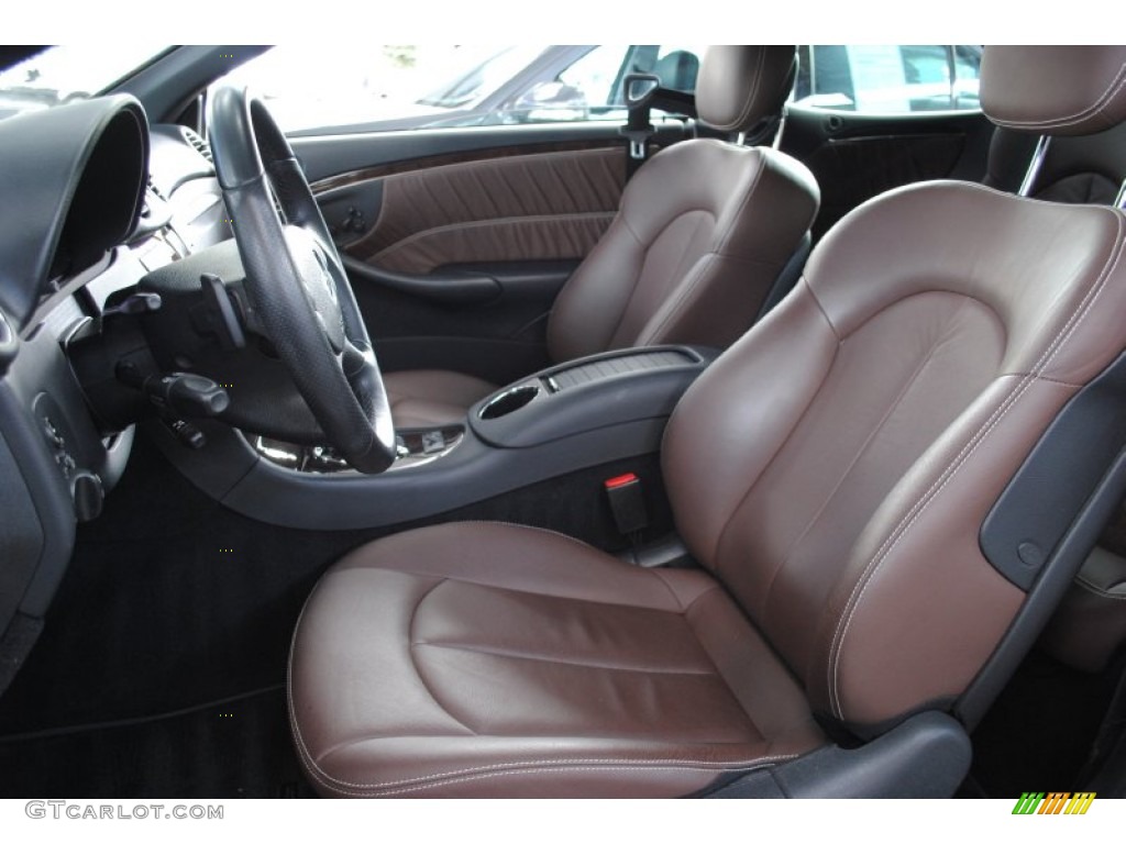 Tobacco Brown Interior 2009 Mercedes-Benz CLK 350 Cabriolet Photo #63928397