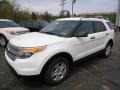 2013 Oxford White Ford Explorer FWD  photo #5