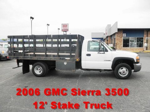 2006 GMC Sierra 3500 Work Truck Regular Cab Stake Truck Data, Info and Specs