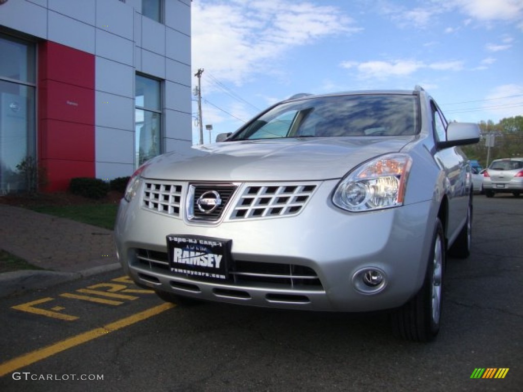 2009 Rogue SL AWD - Silver Ice / Black photo #1