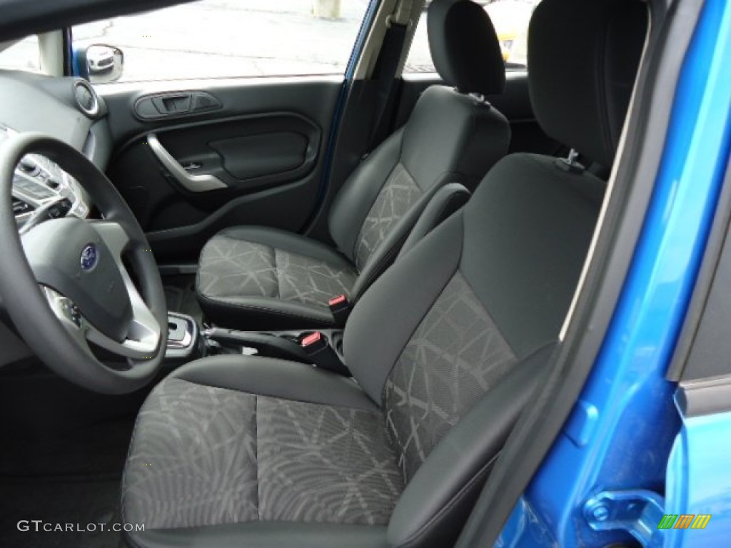 2012 Fiesta SE Sedan - Blue Candy Metallic / Charcoal Black photo #8