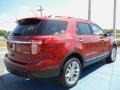 2013 Ruby Red Metallic Ford Explorer XLT  photo #3