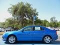 2012 Blue Flame Metallic Ford Fusion SE  photo #2