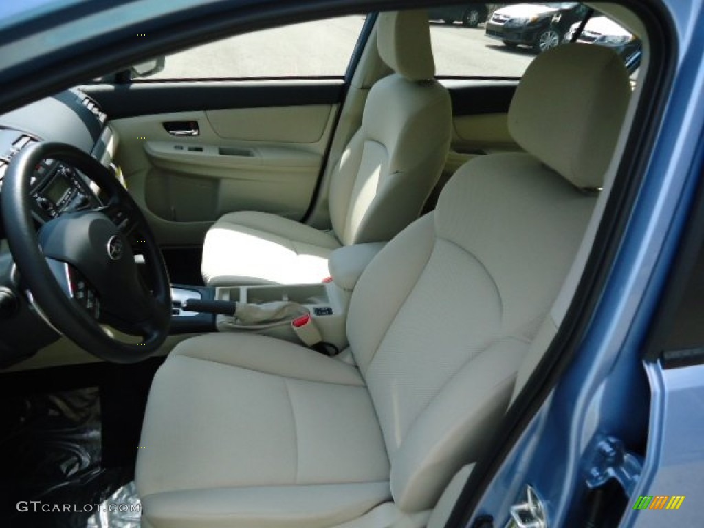 2012 Impreza 2.0i Premium 4 Door - Sky Blue Metallic / Ivory photo #8
