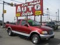1999 Dark Toreador Red Metallic Ford F150 XLT Extended Cab 4x4  photo #1