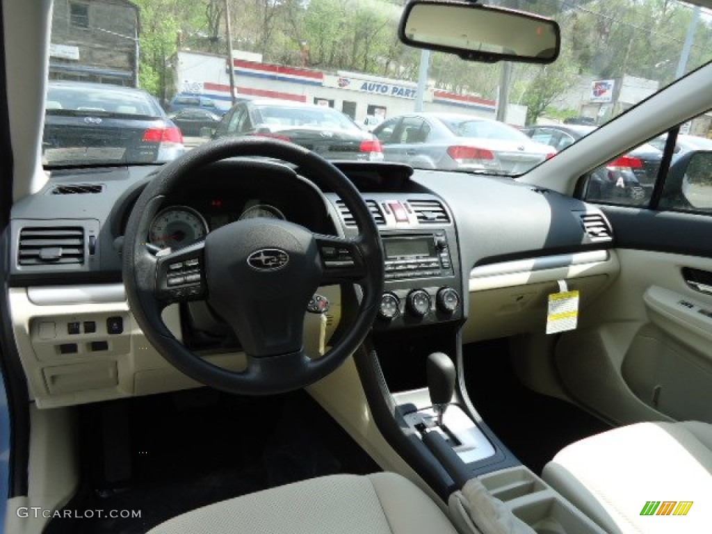2012 Impreza 2.0i Premium 4 Door - Sky Blue Metallic / Ivory photo #10