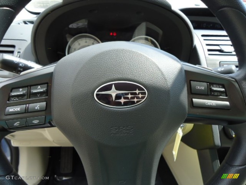 2012 Impreza 2.0i Premium 4 Door - Sky Blue Metallic / Ivory photo #13