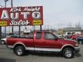 1999 Dark Toreador Red Metallic Ford F150 XLT Extended Cab 4x4  photo #2