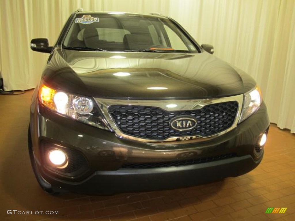 2011 Sorento EX - Java Brown / Black photo #3