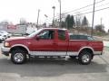 1999 Dark Toreador Red Metallic Ford F150 XLT Extended Cab 4x4  photo #10