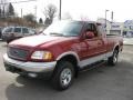 1999 Dark Toreador Red Metallic Ford F150 XLT Extended Cab 4x4  photo #11