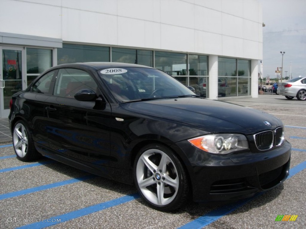 Jet Black BMW 1 Series