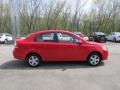 2010 Victory Red Chevrolet Aveo LT Sedan  photo #4