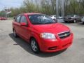 2010 Victory Red Chevrolet Aveo LT Sedan  photo #5