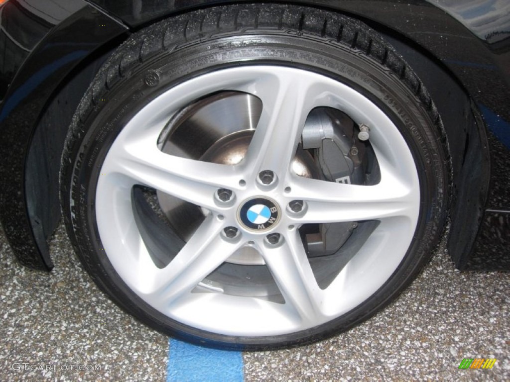 2008 1 Series 135i Coupe - Jet Black / Coral Red photo #18