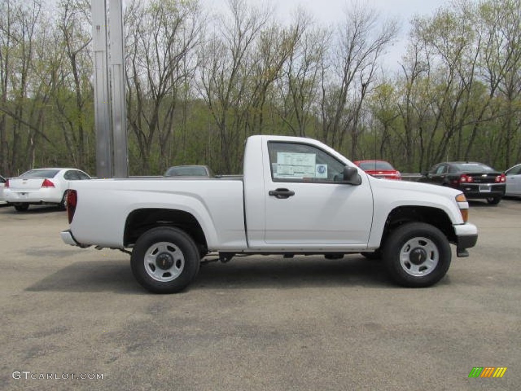 Summit White 2012 Chevrolet Colorado Work Truck Regular Cab 4x4 Exterior Photo #63935592