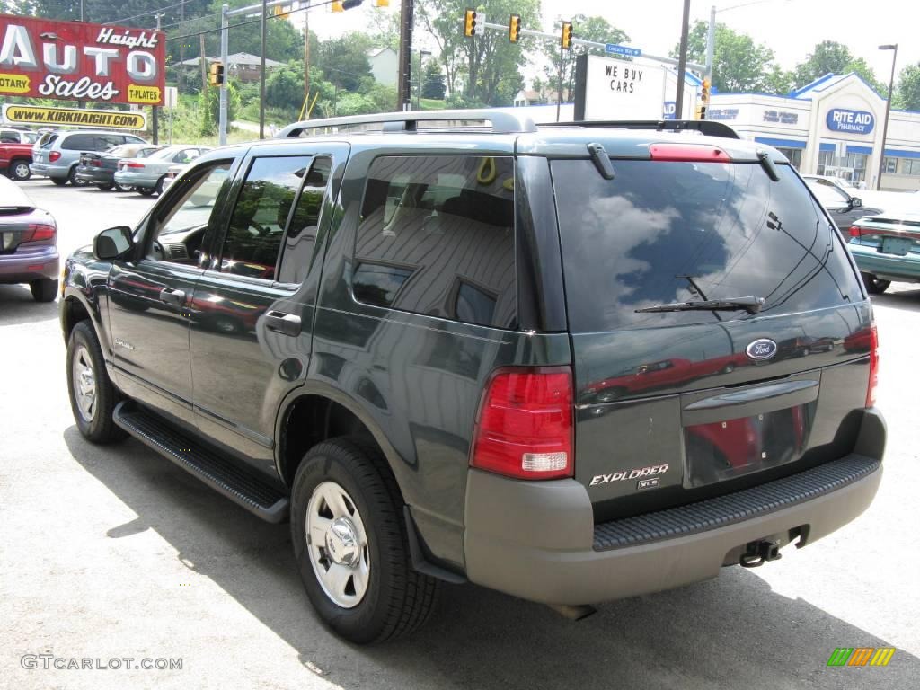2002 Explorer XLS 4x4 - Aspen Green Metallic / Medium Parchment photo #6