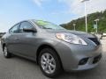 2012 Magnetic Gray Metallic Nissan Versa 1.6 SL Sedan  photo #7