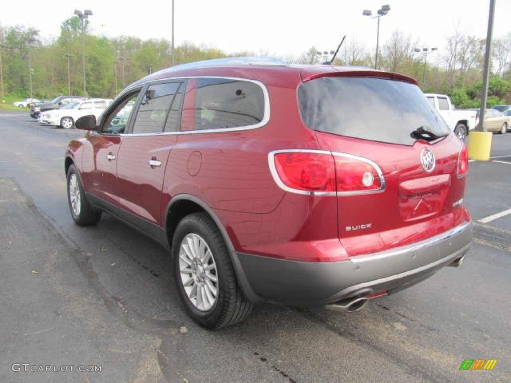 2010 Enclave CXL AWD - Red Jewel Tintcoat / Cashmere/Cocoa photo #5