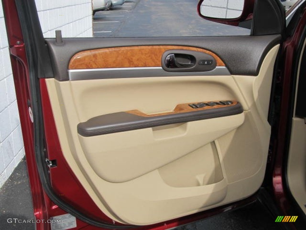 2010 Enclave CXL AWD - Red Jewel Tintcoat / Cashmere/Cocoa photo #10