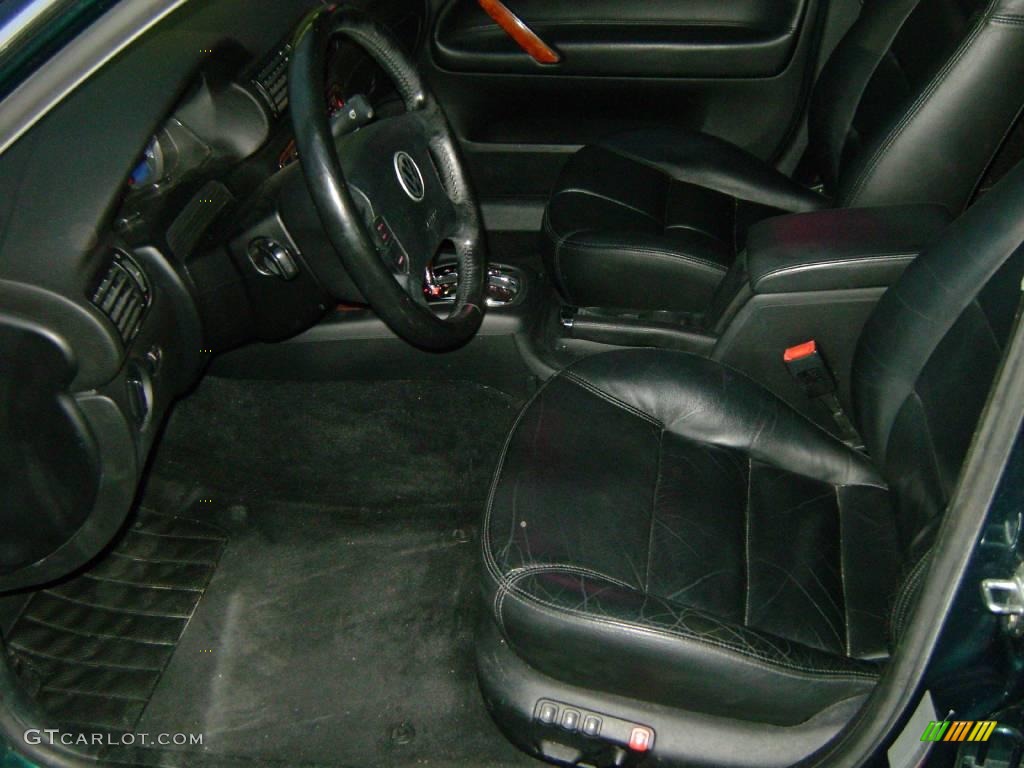 2001 Passat GLX Sedan - Pine Green Metallic / Black photo #10