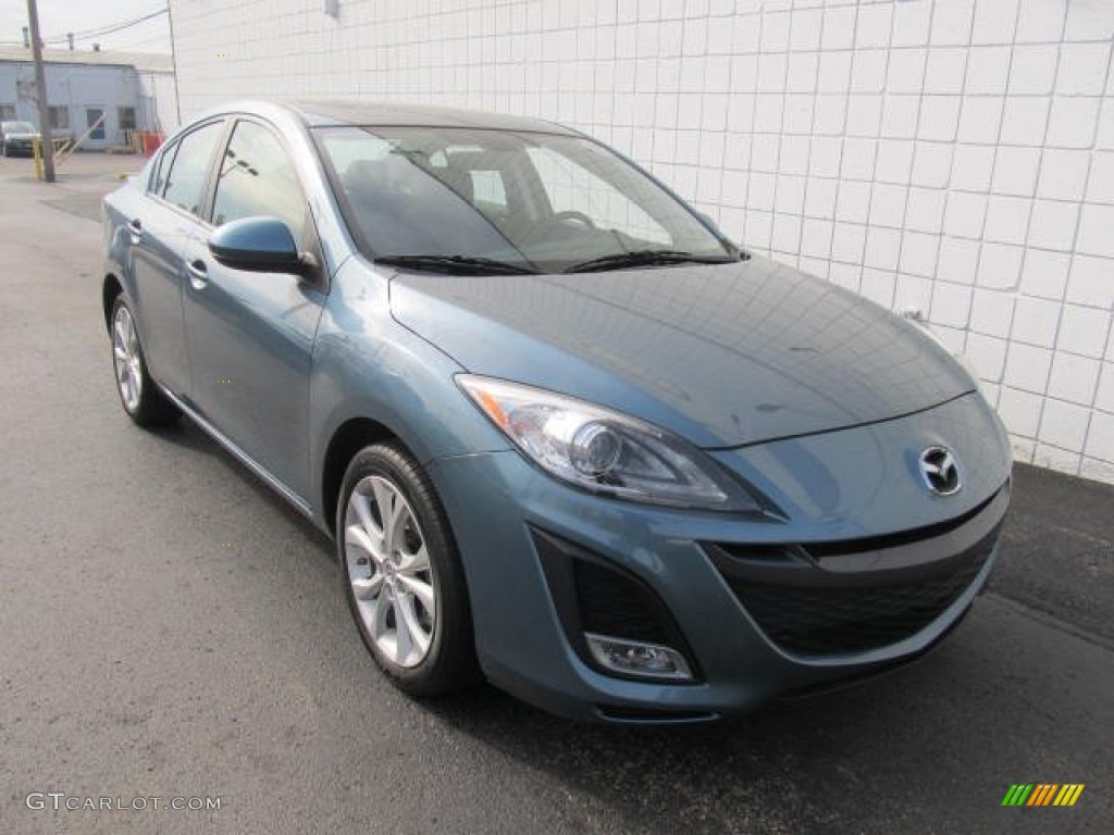 2011 MAZDA3 s Sport 4 Door - Gunmetal Blue Mica / Black photo #9