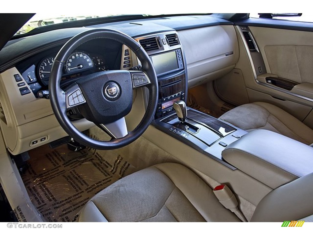 Cashmere/Ebony Interior 2008 Cadillac XLR -V Series Roadster Photo #63938605