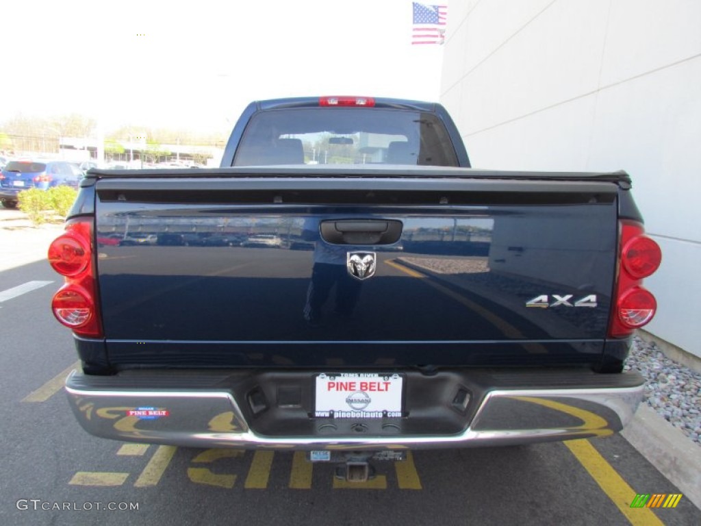 2007 Ram 1500 ST Quad Cab 4x4 - Patriot Blue Pearl / Medium Slate Gray photo #6