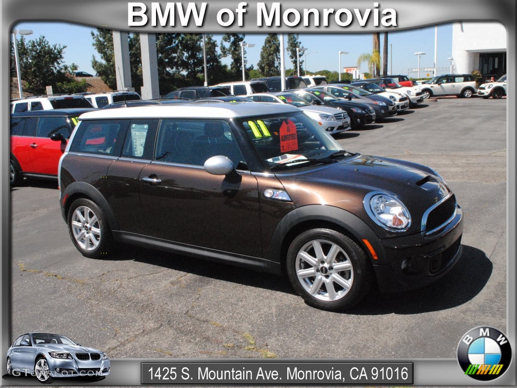 2011 Cooper S Clubman - Hot Chocolate Metallic / Carbon Black Lounge Leather photo #1