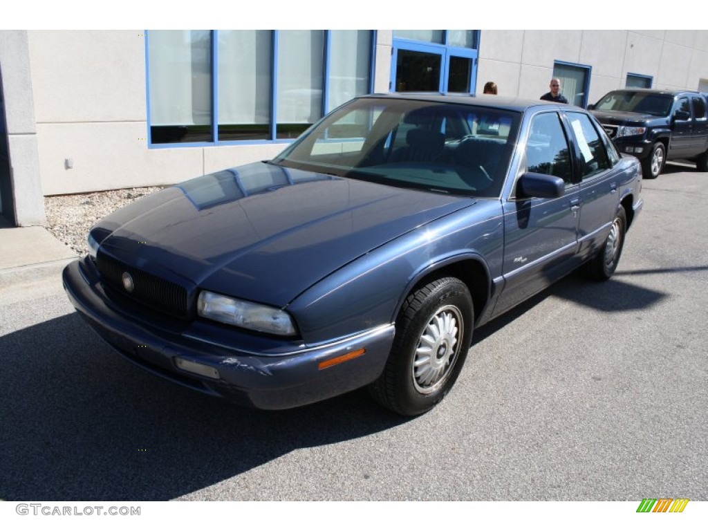 1996 Regal Sedan - Dark Adriatic Blue Metallic / Blue photo #3