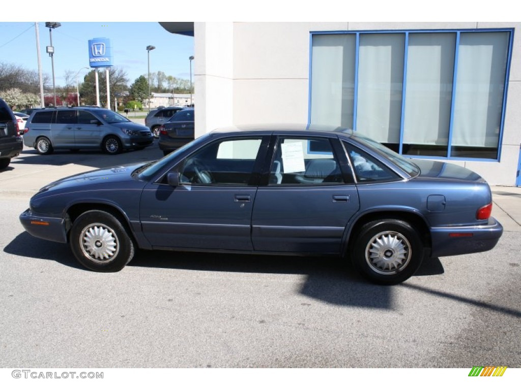 1996 Regal Sedan - Dark Adriatic Blue Metallic / Blue photo #12