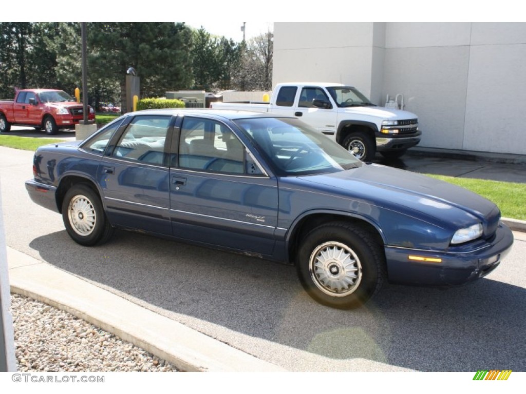1996 Regal Sedan - Dark Adriatic Blue Metallic / Blue photo #13