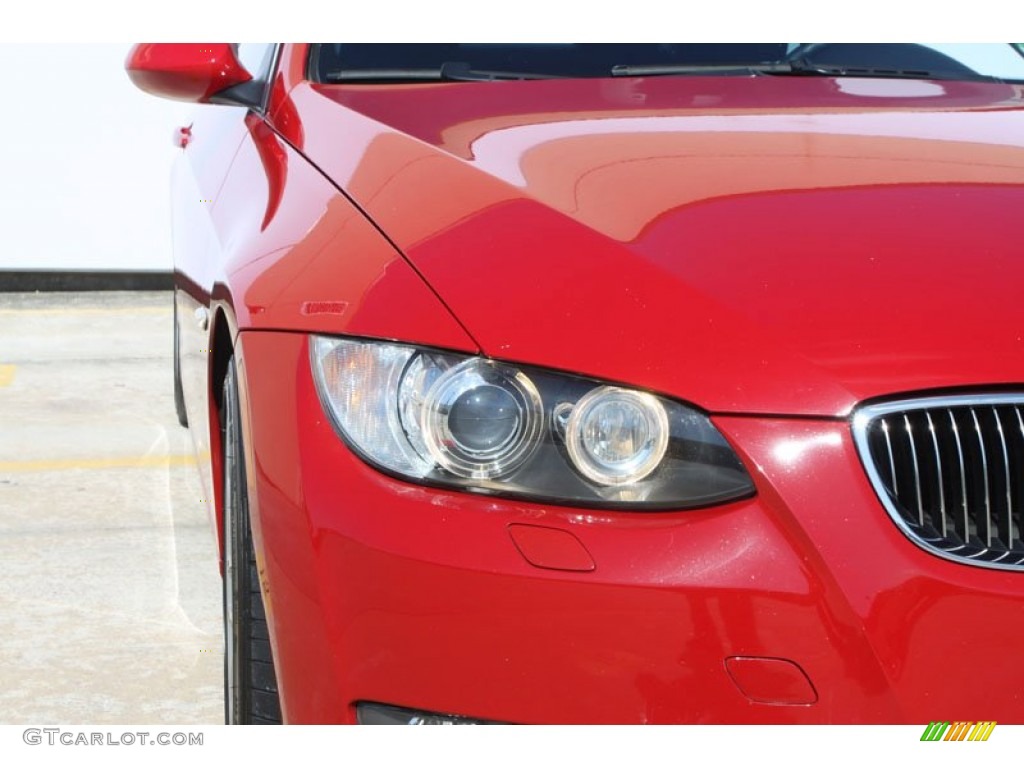2007 3 Series 328i Coupe - Crimson Red / Black photo #12