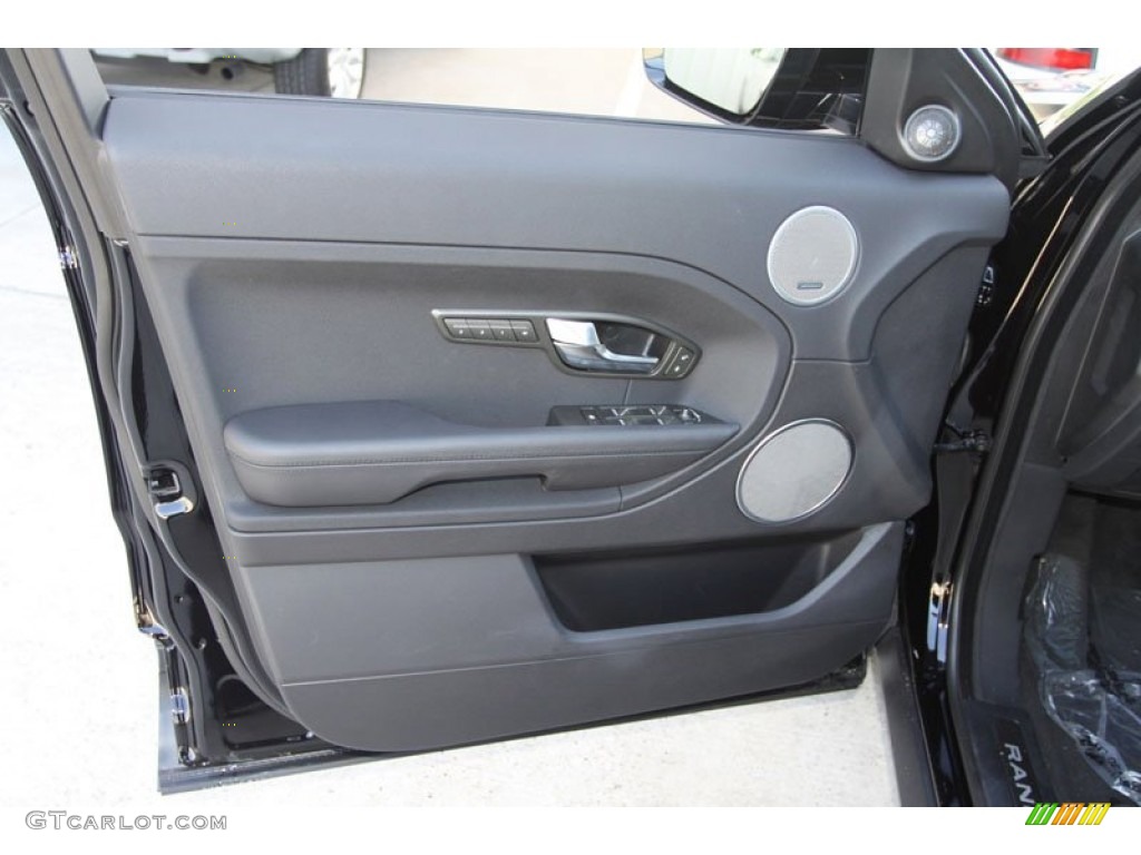 2012 Land Rover Range Rover Evoque Pure Ebony Door Panel Photo #63942013