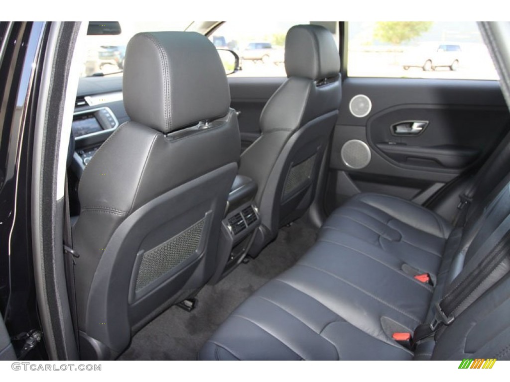 Ebony Interior 2012 Land Rover Range Rover Evoque Pure Photo #63942019