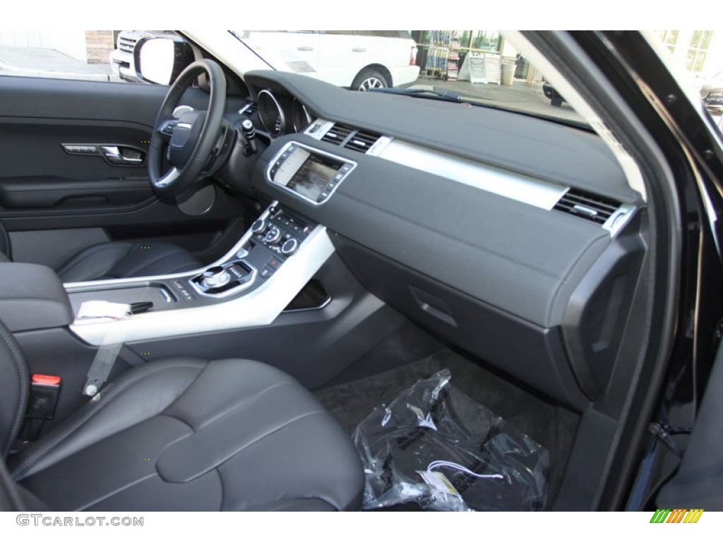 2012 Land Rover Range Rover Evoque Pure Ebony Dashboard Photo #63942082