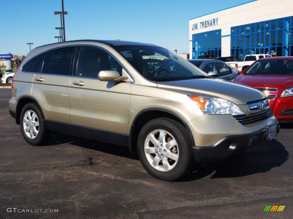 2007 CR-V EX-L 4WD - Borrego Beige Metallic / Ivory photo #2