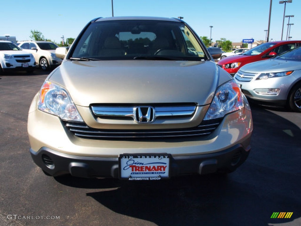 2007 CR-V EX-L 4WD - Borrego Beige Metallic / Ivory photo #8