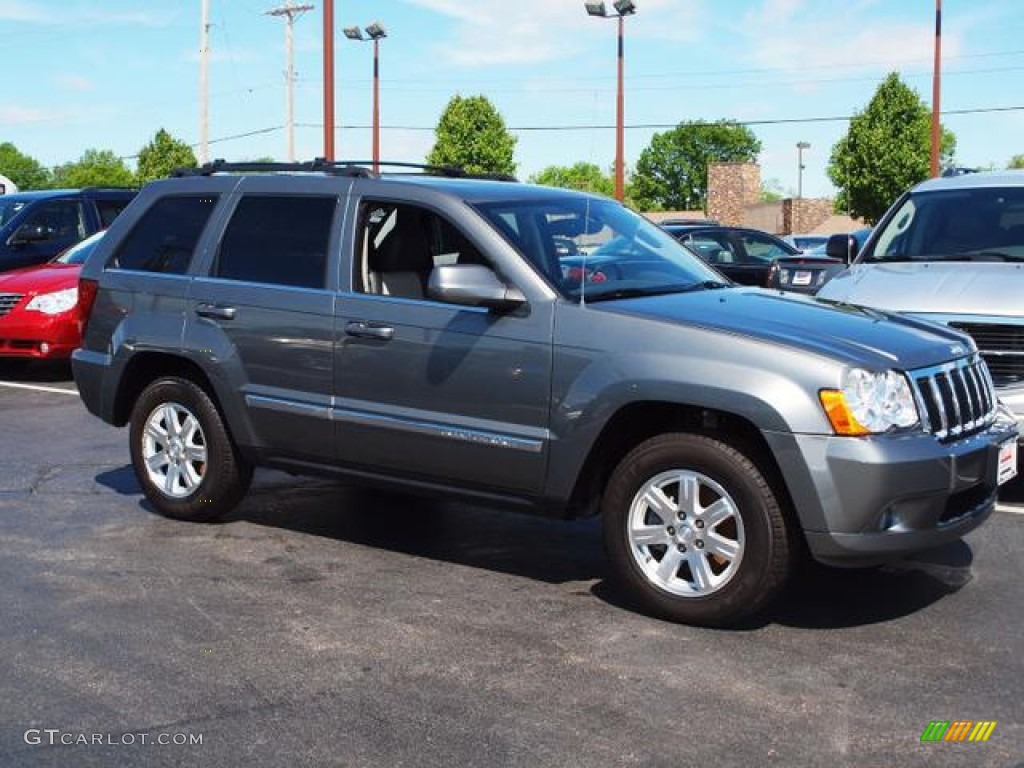 2008 Grand Cherokee Limited 4x4 - Mineral Gray Metallic / Dark Slate Gray/Light Graystone photo #2