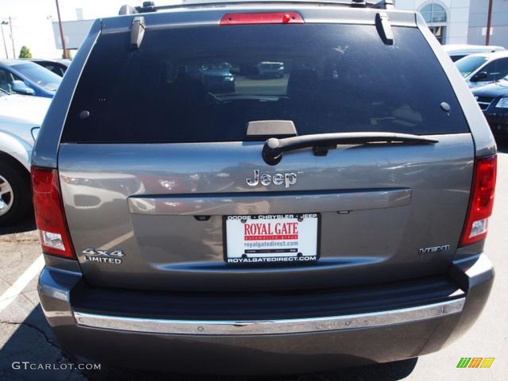 2008 Grand Cherokee Limited 4x4 - Mineral Gray Metallic / Dark Slate Gray/Light Graystone photo #6