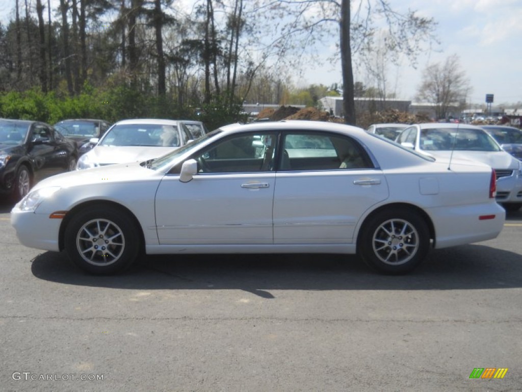 2004 Diamante LS - Vail White / Beige photo #13