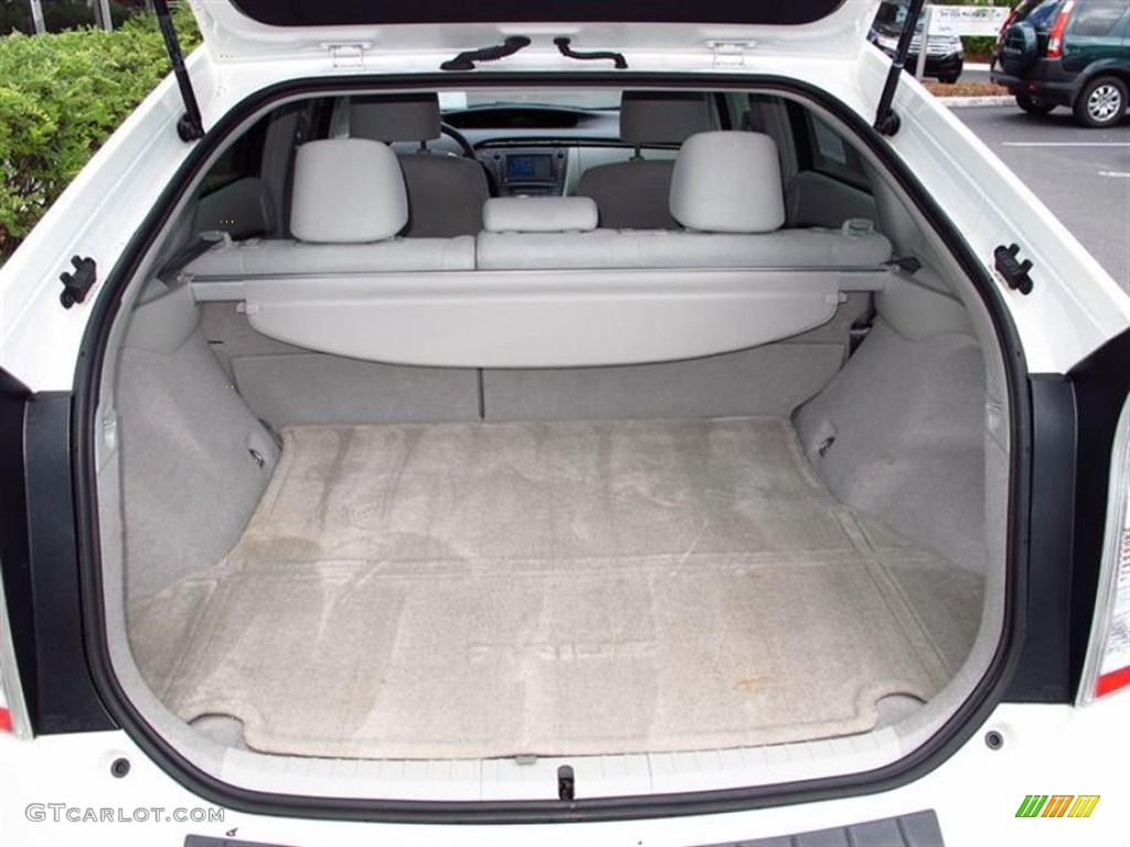 2010 Prius Hybrid III - Blizzard White Pearl / Misty Gray photo #5