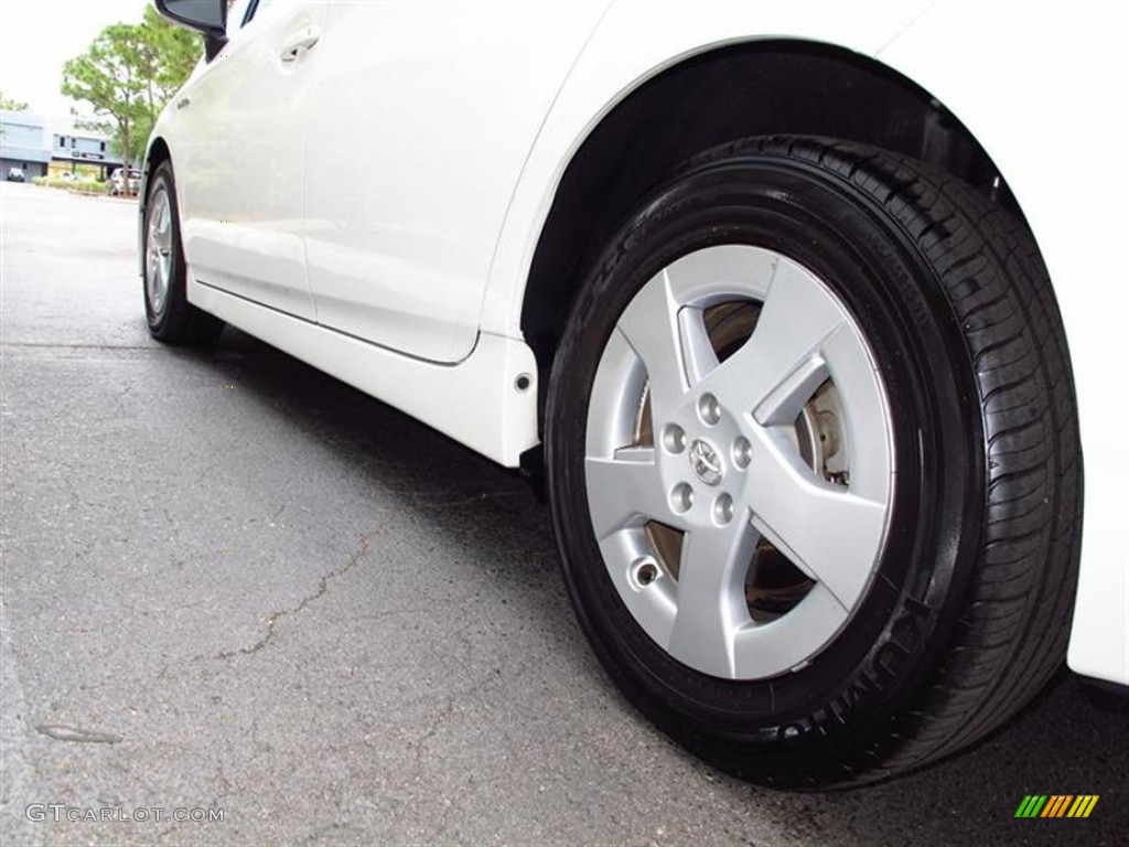 2010 Prius Hybrid III - Blizzard White Pearl / Misty Gray photo #6