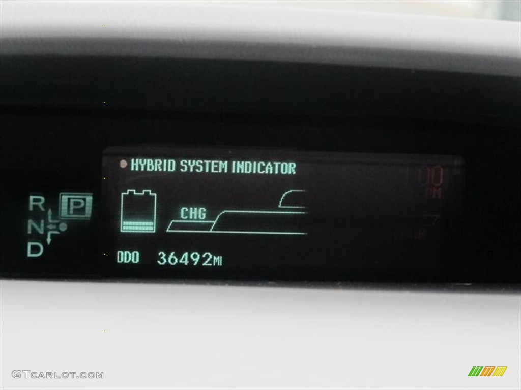 2010 Prius Hybrid III - Blizzard White Pearl / Misty Gray photo #18