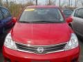 2012 Red Alert Nissan Versa 1.8 S Hatchback  photo #12