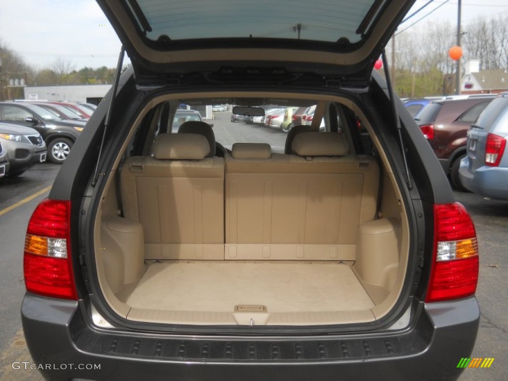 2008 Sportage LX - Black Cherry Metallic / Beige photo #6