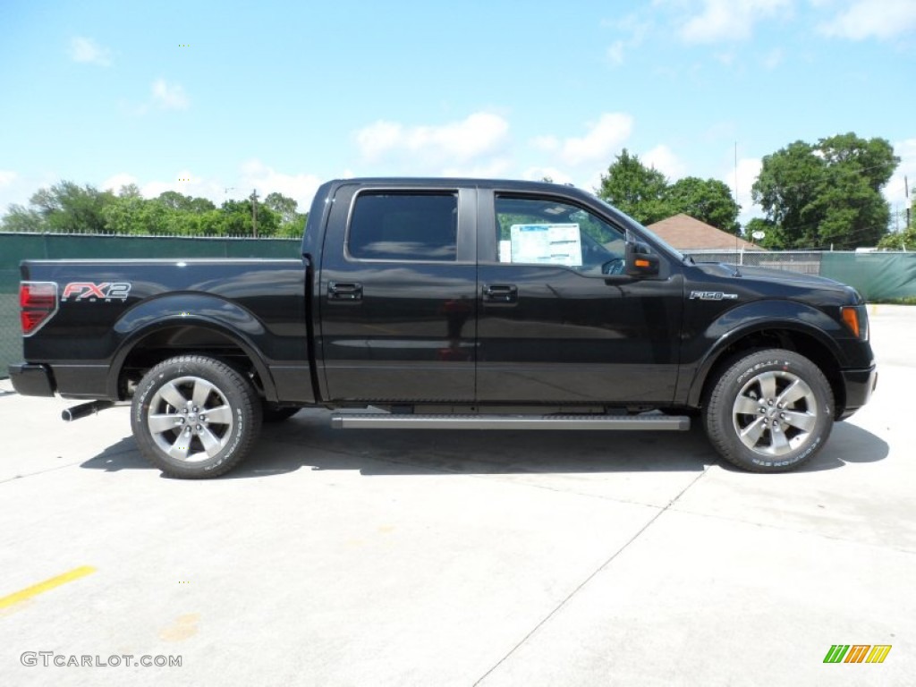 Tuxedo Black Metallic 2012 Ford F150 FX2 SuperCrew Exterior Photo #63949435