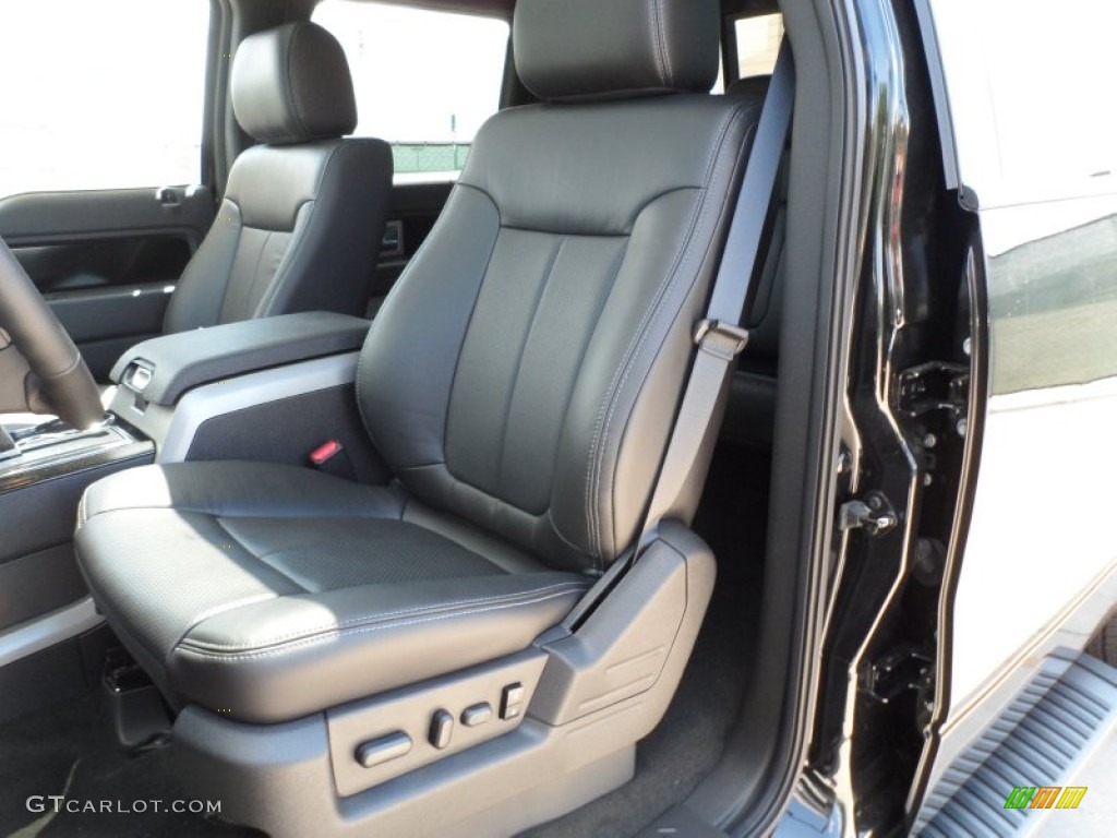 Black Interior 2012 Ford F150 FX2 SuperCrew Photo #63949648